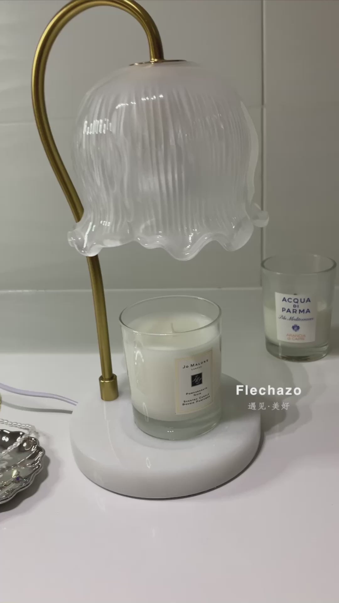 初雪」First Snow Candle Warmer Lamp – Flechazolifestyle