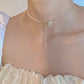 Baroque Pearl Necklace With Butterfly