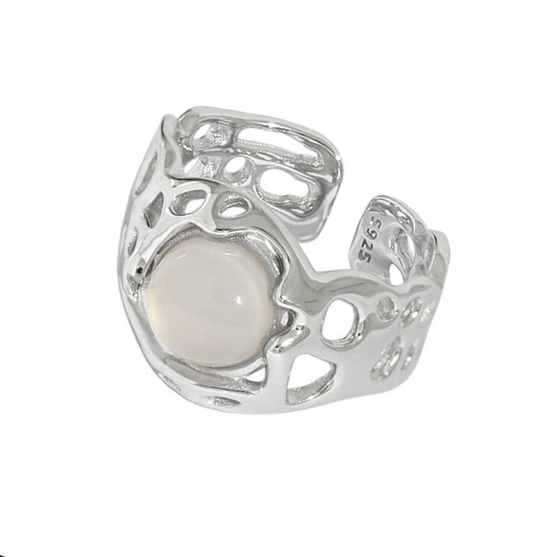 Zirconia Open Ring Set of 2