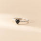 Zirconia Heart Ring